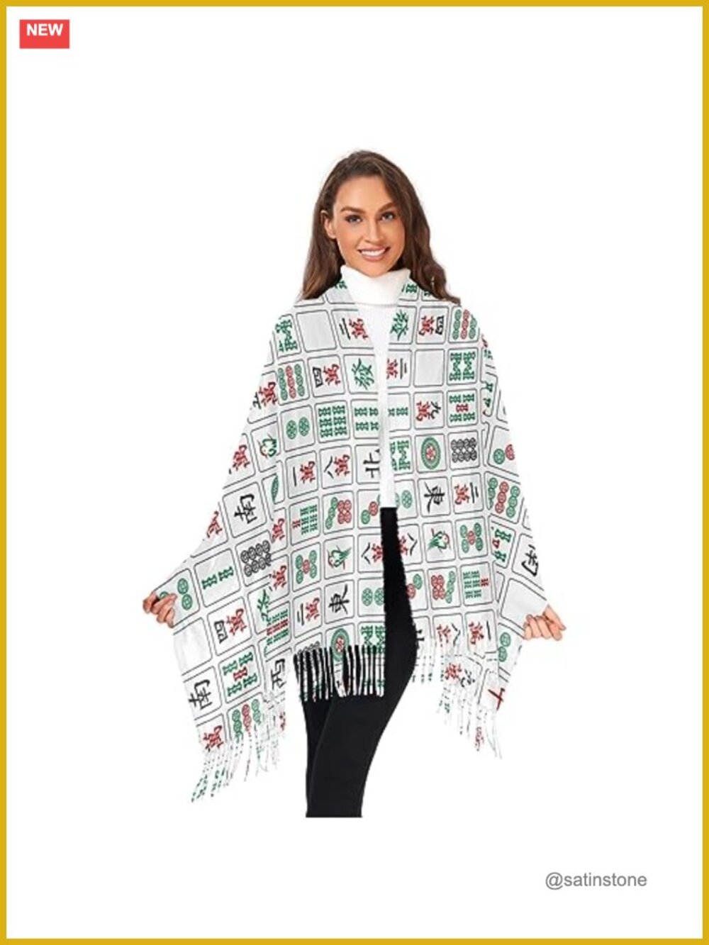 Women's Pashmina Shawl Wrap - Large Winter Warm Scarf - Soft Cozy